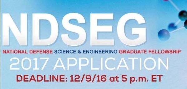 NDSEG Fellowship Opportunity